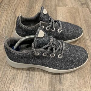 Allbirds Grey Merino Wool Runners Womens 8 Shoes Lace Up
